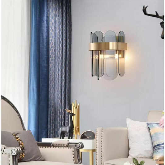 Modern Wall Lights 3000K-6000K Dimmable Vanity Lights Gold Wall Sconce